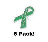 5 Pack Organ Donor Awareness Pins