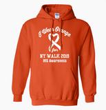 I Wear Orange For MS.. Customizable Hoodie