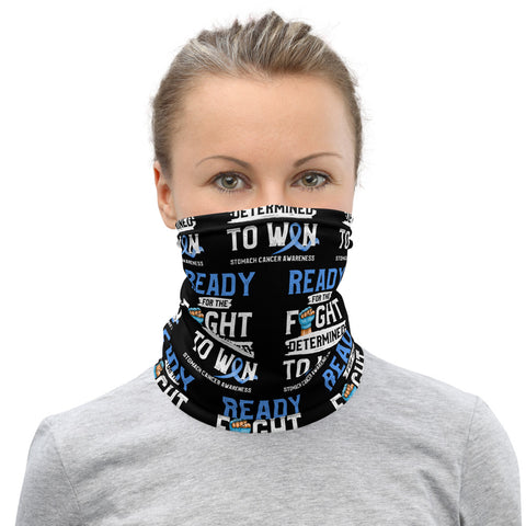 Stomach Cancer Awareness Ready For The Fight Face Mask / Neck Gaiter