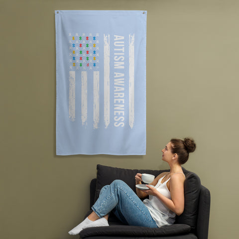 Autism Awareness Flag - The Awareness Store