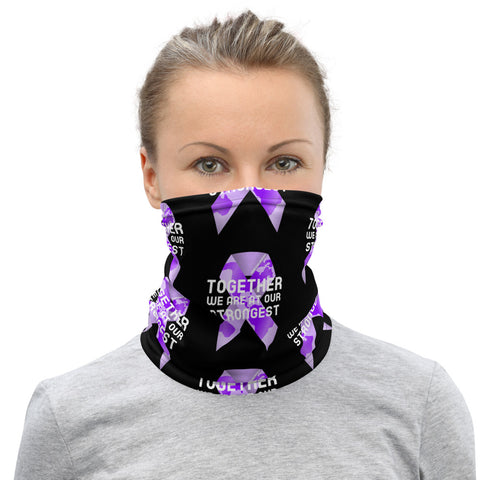 Fibromyalgia Awareness Together We Are at Our Strongest Face Mask / Neck Gaiter - The Awareness Store