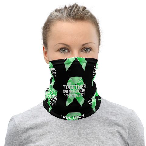 Muscular Dystrophy Awareness Together We Are at Our Strongest Face Mask / Neck Gaiter - The Awareness Store