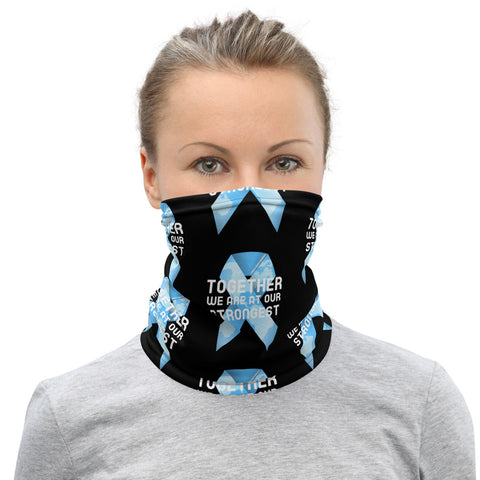 Stomach Cancer Awareness Together We Are at Our Strongest Face Mask / Neck Gaiter