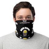 Lung Cancer Awareness Bee Kind Face Mask / Neck Gaiter