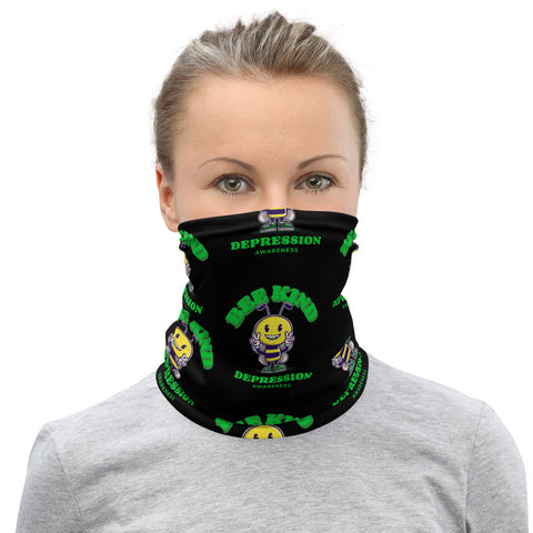 Depression Awareness Bee Kind Face Mask / Neck Gaiter - The Awareness Store