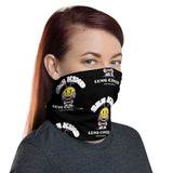 Lung Cancer Awareness Bee Kind Face Mask / Neck Gaiter