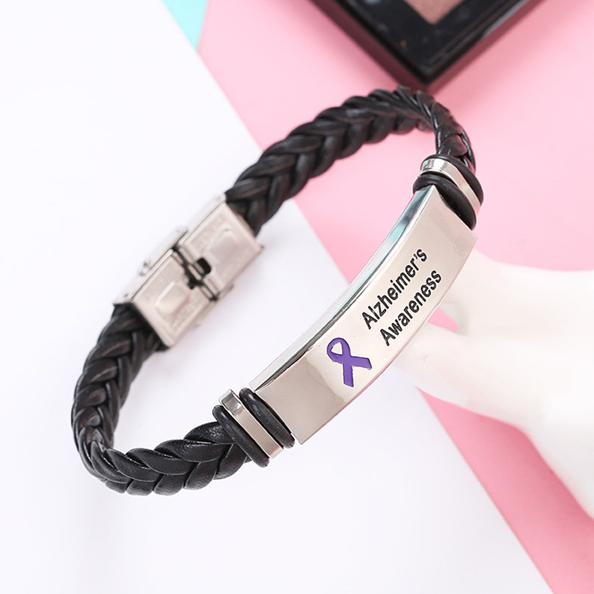 10 Purple Alzheimer's Awareness Bracelets - High Quality Silicone Bracelets  | eBay