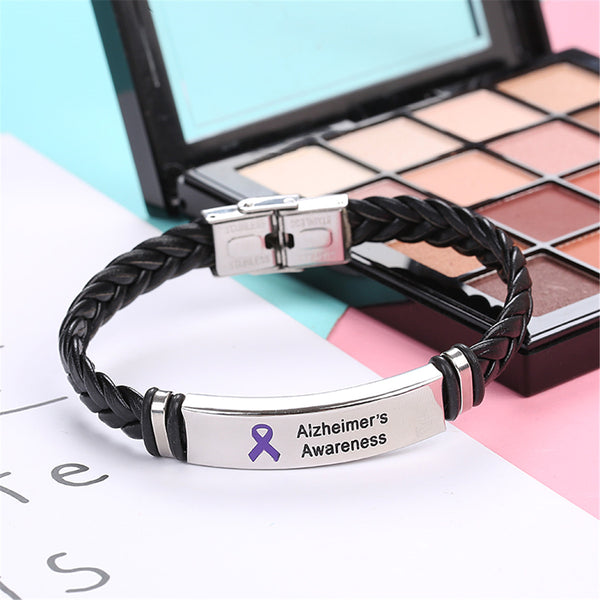 Where There is Love Purple Ribbon Bracelets  India  Ubuy