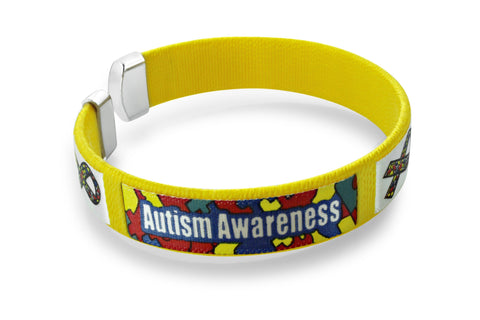 Autism Awareness Bangle Bracelet