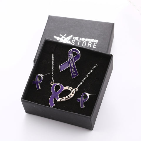 Fibromyalgia Awareness Jewelry Set - The Awareness Store