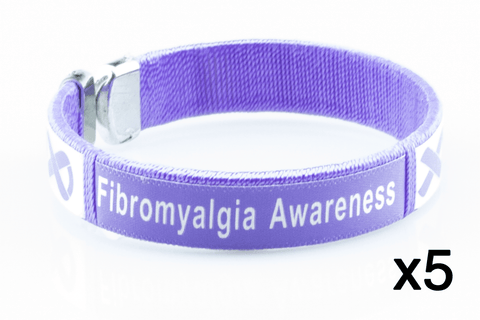 5 Pack Fibromyalgia Bangle - The Awareness Store