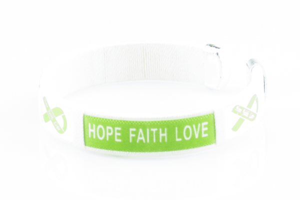 Lymphoma Hope Faith Love Bangle Bracelet
