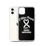 Crohn's Awareness I Wear Purple iPhone Case