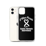 Cystic Fibrosis Awareness I Wear Purple iPhone Case - The Awareness Store