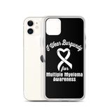 Multiple Myeloma Awareness I Wear Burgundy iPhone Case - The Awareness Store