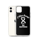 Multiple Sclerosis Awareness I Wear Orange iPhone Case - The Awareness Store