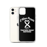 Pancreatic Cancer Awareness I Wear Purple iPhone Case - The Awareness Store