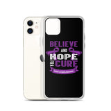 Crohn's Awareness Believe & Hope for a Cure iPhone Case
