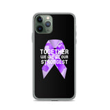 Cystic Fibrosis Awareness Together We Are at Our Strongest iPhone Case