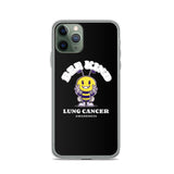 Lung Cancer Awareness Bee Kind iPhone Case