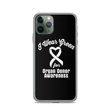 Organ Donors Awareness I Wear Green iPhone Case