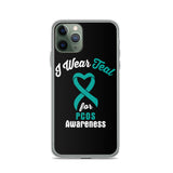 PCOS Awareness I Wear Teal iPhone Case - The Awareness Store