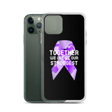 Lupus Awareness Together We Are at Our Strongest iPhone Case - The Awareness Store