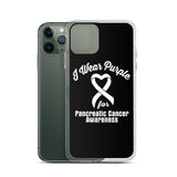 Pancreatic Cancer Awareness I Wear Purple iPhone Case - The Awareness Store
