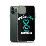 PCOS Awareness I Wear Teal iPhone Case - The Awareness Store
