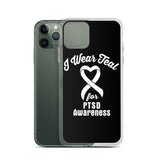 PTSD Awareness I Wear Teal iPhone Case - The Awareness Store