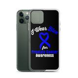 Prostate Cancer Awareness I Wear Blue iPhone Case