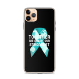 PCOS Awareness Together We Are at Our Strongest iPhone Case