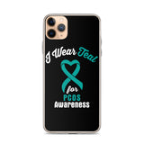 PCOS Awareness I Wear Teal iPhone Case - The Awareness Store