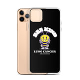 Lung Cancer Awareness Bee Kind iPhone Case