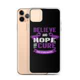 Crohn's Awareness Believe & Hope for a Cure iPhone Case