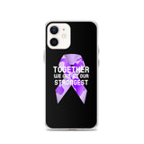 Domestic Violence Awareness Together We Are at Our Strongest iPhone Case