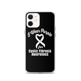 Cystic Fibrosis Awareness I Wear Purple iPhone Case - The Awareness Store