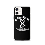 Pancreatic Cancer Awareness I Wear Purple iPhone Case - The Awareness Store