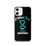 PCOS Awareness I Wear Teal iPhone Case - The Awareness Store