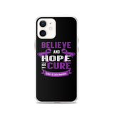Crohn's Awareness Believe & Hope for a Cure iPhone Case