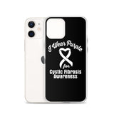 Cystic Fibrosis Awareness I Wear Purple iPhone Case - The Awareness Store
