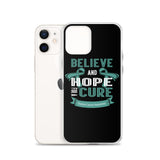 Ovarian Cancer Awareness Believe & Hope for a Cure iPhone Case
