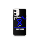 Prostate Cancer Awareness I Wear Blue iPhone Case