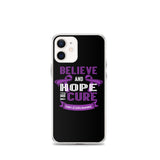 Crohn's Awareness Believe & Hope for a Cure iPhone Case