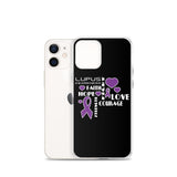 Lupus Awareness Faith, Hope, Courage iPhone Case