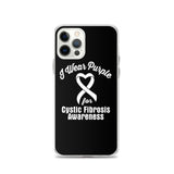 Cystic Fibrosis Awareness I Wear Purple iPhone Case - The Awareness Store