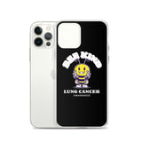 Lung Cancer Awareness Bee Kind iPhone Case