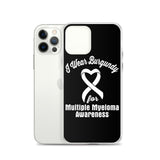 Multiple Myeloma Awareness I Wear Burgundy iPhone Case - The Awareness Store