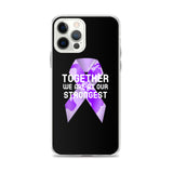 Lupus Awareness Together We Are at Our Strongest iPhone Case - The Awareness Store