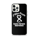 Cystic Fibrosis Awareness I Wear Purple iPhone Case - The Awareness Store